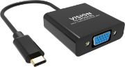 Image de Vision  câble vidéo et adaptateur USB Type-C VGA (D-Sub) Noir (TC-USBCVGA/BL)