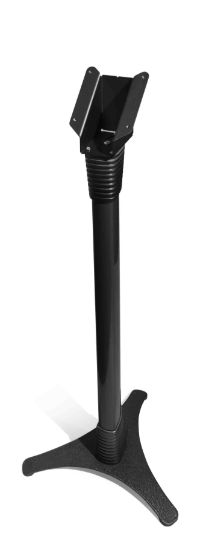 Image de Compulocks Adjustable Height VESA Mount Security Floor Stand Black- 45 degree display Floor Stand Supports - Noir (147B)