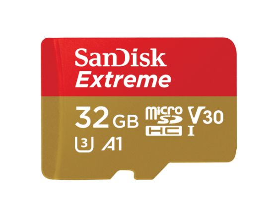 Image de SanDisk Extreme Mémoire flash - Rouge,Blanc,Jaune (SDSQXAF-032G-GN6AA)