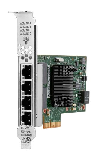 Image de HP E Broadcom BCM5719 Ethernet 1Gb 4-port BASE-T Adapter for Carte de réseaux (P51178-B21)