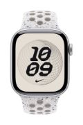Image de Apple Bracelet Sport Nike Gris voilé 42 mm - S/M (MGAH4ZM/A)