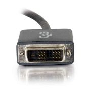 Image de C2G Câble adaptateur DisplayPort mâle vers DVI-D mâle à liaison simple de 2 M - Noir (84329)