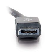 Image de C2G Câble adaptateur DisplayPort mâle vers DVI-D mâle à liaison simple de 2 M - Noir (84329)
