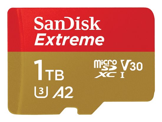 Image de SanDisk Extreme Mémoire flash - Or,Rouge (SDSQXAV-1T00-GN6MA)