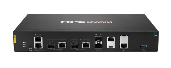 Image de HP E Aruba Networking 9106 2x SFP+ 2x Combo 2x PoE Hybrid Gateway Passerelle/périphérique d'administration réseau - Noir (S0B85A)