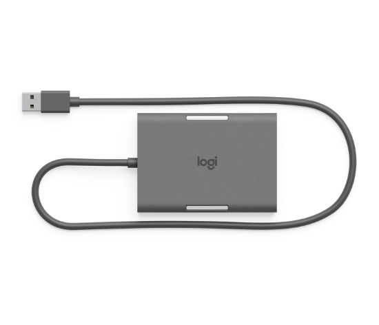 Image de Logitech USB-A to HDMI Adapter Système de vidéo conférence - Graphite (952-000176)