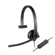 Image de Logitech H570e Casque Avec fil Arceau Bureau/Centre d'appels USB Type-A Noir (981-000571)