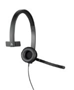 Image de Logitech H570e Casque Avec fil Arceau Bureau/Centre d'appels USB Type-A Noir (981-000571)