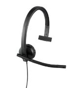Image de Logitech H570e Casque Avec fil Arceau Bureau/Centre d'appels USB Type-A Noir (981-000571)