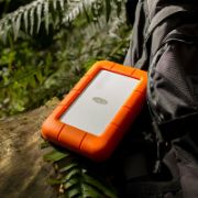 Image de LaCie Rugged RAID 4000Go Argent disque dur externe (STFA4000400)