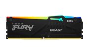Image de Kingston Technology FURY Beast 64 Go 5600 MT/s DDR5 CL40 DIMM (Kits de 2) RGB (KF556C40BBAK2-64)