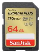 Image de Sandisk 64GB, SDXC, UHS-I, U3, V30 Mémoire flash - Noir,Or (SDSDXW2-064G-GNCIN)