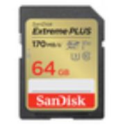 Image de Sandisk 64GB, SDXC, UHS-I, U3, V30 Mémoire flash - Noir,Or (SDSDXW2-064G-GNCIN)