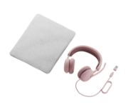 Image de Logitech Zone Wired 2 for Business, Teams Version, Rose Casque (981-001616)