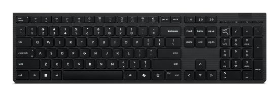 Image de Lenovo clavier maison/bureau RF sans fil + Bluetooth Anglais américain Noir (4Y41R64540)