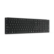 Image de Lenovo clavier maison/bureau RF sans fil + Bluetooth Français, Allemand, Suisse Noir (4Y41S04692)