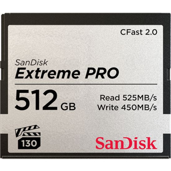 Image de SanDisk Extreme Pro Mémoire flash - Noir,Gris (SDCFSP-512G-G46D)