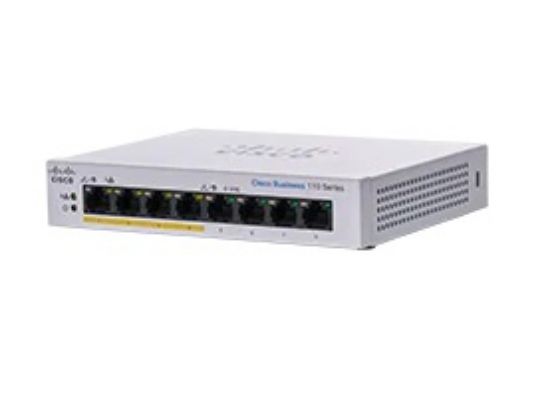 Image de Cisco CBS110-8PP-D Switch - Gris (CBS110-8PP-D-EU)