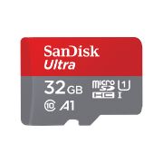 Image de SanDisk Ultra microSD Mémoire flash - Gris,Rouge (SDSQUNR-032G-GN6TA)