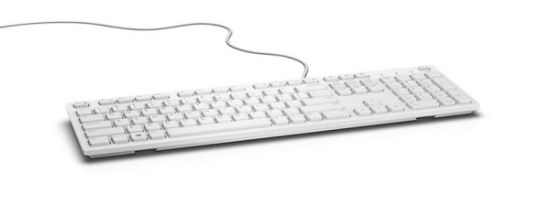 Image de DELL Clavier filaire - KB216 - Royaume-Uni (QWERTY) - blanc (KB216-WH-UK)