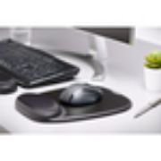 Image de Kensington Tapis de souris en gel, repose-poignets intégré, noir (62386)