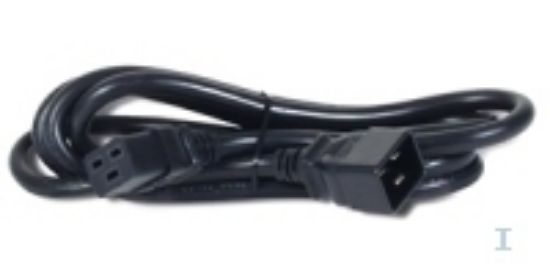Image de APC PWR Cord C19 - C20, 4.5 m Noir 4,57 m Coupleur C19 Coupleur C20 (AP9887)