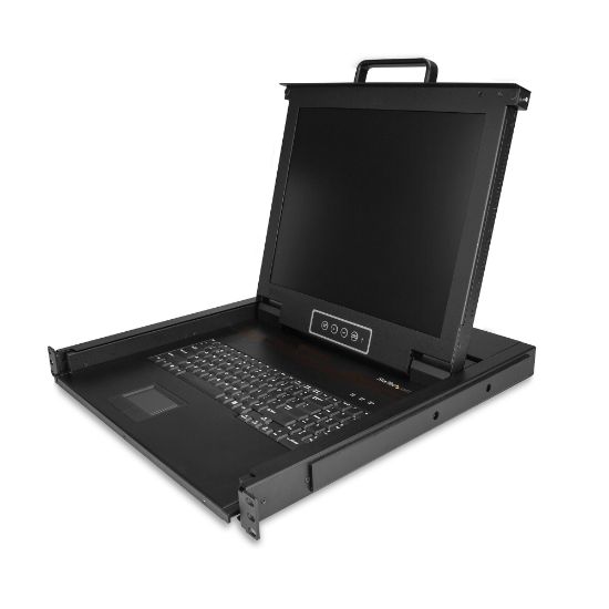 Image de StarTech.com Console KVM en Rack - KVM VGA à port Unique avec Écran LCD 17" pour Rrack de Serveur - Tiroir KVM LCD 1U Universel Complet avec Câbles et Matériel - Support USB - ... (RKCONS1701)