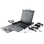 Image de StarTech.com Console KVM en Rack - KVM VGA à port Unique avec Écran LCD 17" pour Rrack de Serveur - Tiroir KVM LCD 1U Universel Complet avec Câbles et Matériel - Support USB - ... (RKCONS1701)