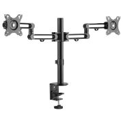 Image de StarTech.com Bras pour écran PC à double affichage en aluminium - Articulé (ARMDUAL3)