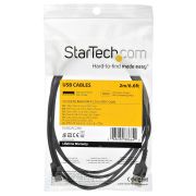 Image de StarTech.com Câble de Charge Rapide USB-A vers USB-C de 2m, Robuste, Charge et Synchronisation, 3A, USB 2.0, Gaine TPE Noire et Fibre d'Aramide - Cordon de Charge USB (RUSB2AC2MB)