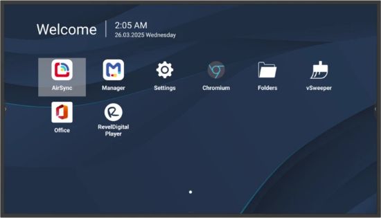 Image de Viewsonic Écran d'affichage dynamique Écran plat de signalisation numérique 109,2 cm (43") LCD Wifi 500 cd/m² 4K Ultra HD Noir Intégré dans le processeur Android 14 24/7 (CDE4331-1C)