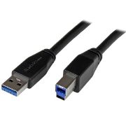 Image de StarTech.com Câble USB 3.0 actif USB-A vers USB-B de 5 m - M/M (USB3SAB5M)
