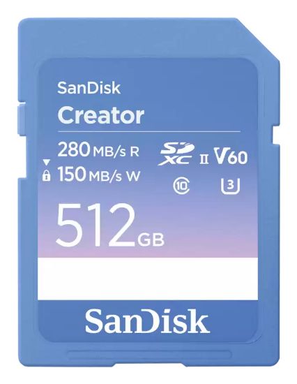 Image de Sandisk Creator Mémoire flash - Bleu (SDSDXEP-512G-GNCIS)