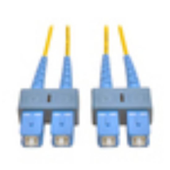Image de Eaton Tripp Lite series Duplex Singlemode 9/125 Fiber Patch Cable (SC/SC), 3m (10 ft.) Câble de fibre optique - Bleu,Jaune (N356-03M)
