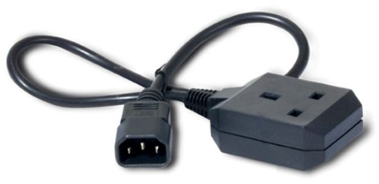 Image de APC C14/BS1363 0.6m Noir 0,6 m Coupleur C14 (AP9881)