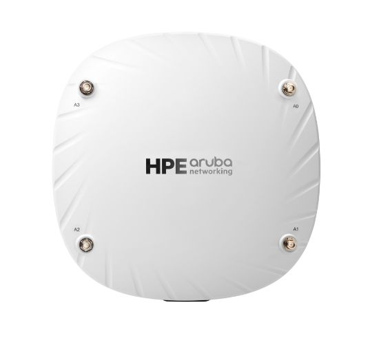Image de HP E Aruba Networking AP-514 (RW) Dual Radio 4x4/2x2 802.11ax External Antennas Unified Campus AP Point d'accès - Blanc (Q9H57A)