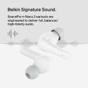 Image de Belkin SoundForm Nano 2 Casque - Blanc (AUC011BTWH)