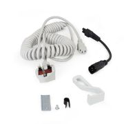 Image de Ergotron Coiled Extension Cord Accessory Kit, 2.4 m, Cordon d'alimentation - Gris (97-921)