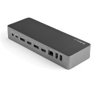 Image de StarTech.com Station d'Accueil Universelle pour Ordinateur Portable, Station d'Accueil Hybride USB-C & USB-A, Dual 4K DP & HDMI, 100W PD, Mac / Windows / Chrome OS, 4x USB 5 ... (DK30C2DPEPUE)