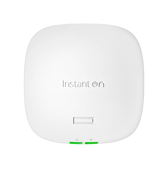 Image de HP E Networking Instant On Access Point Dual Radio Tri Band 2x2 Wi-Fi 6E (RW) AP32 Point d'accès - Blanc (S1T23A)