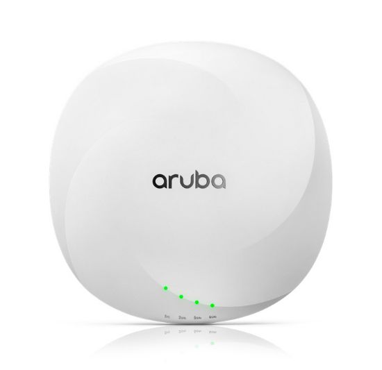 Image de HP E Aruba Networking AP-655 (RW) Tri Radio 4x4 802.11ax Wi-Fi 6E Internal Antennas Campus AP Point d'accès - Blanc (R7J38A)