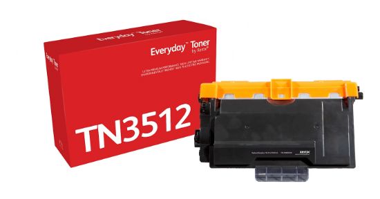 Image de Toner Noir Everyday™ de Xerox compatible avec Brother TN3512, Très haute capacité (006R05200)