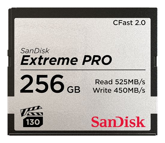 Image de SanDisk Extreme Pro Mémoire flash - Noir, argent (SDCFSP-256G-G46D)