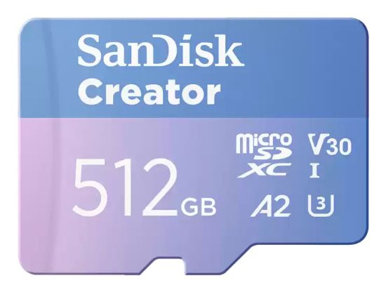 Image de Sandisk Creator Mémoire flash - Bleu (SDSQXAV-512G-GN6MS)
