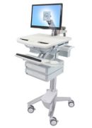 Image de Ergotron StyleView Chariots et supports multimédias - Aluminium,Gris,Blanc (SV43-1220-0)