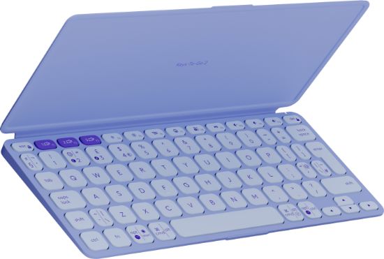 Image de Logitech Keys-To-Go 2 clavier Universel Bluetooth QWERTY US International Lilas (920-012986)