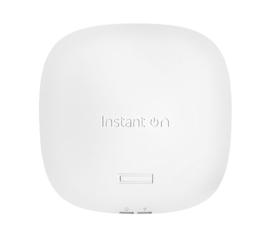 Image de HP E Aruba Networking Instant On Indoor Access Point Wi-Fi 6 4x4 (RW) AP25 Point d'accès - Blanc (R9B28A)