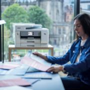 Image de Brother imprimante multifonction Jet d'encre A3 1200 x 4800 DPI Wifi (MFC-J6975DW)