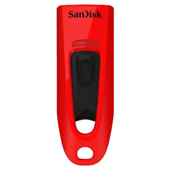 Image de SanDisk Ultra Clé USB - Rouge (SDCZ48-064G-U46R)