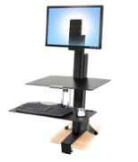 Image de Ergotron Kit pour utilisateur de grande taille, moniteur unique Chariots et supports multimédias - Noir (97-845)